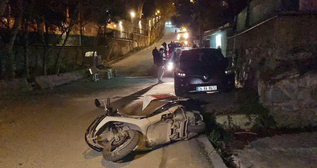 İstanbul’da motosiklet ile otomobil çarpıştı: 1 ölü