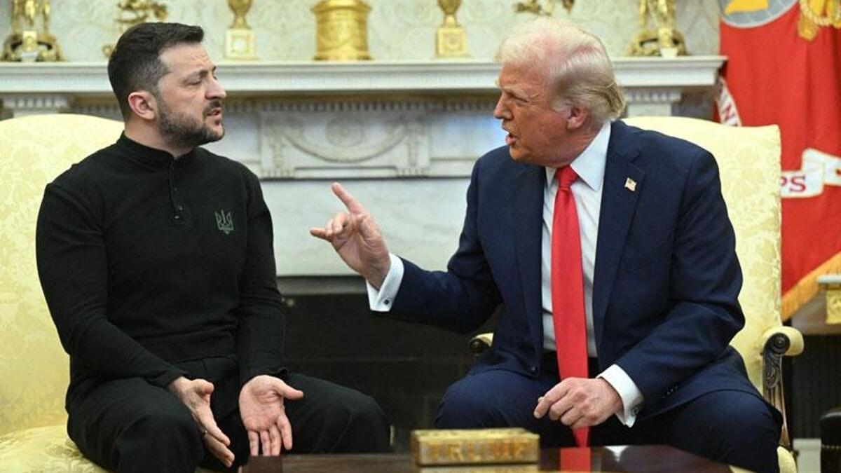 Trump ile Zelenskiy, Oval Ofis’te kameralar önünde tartıştı